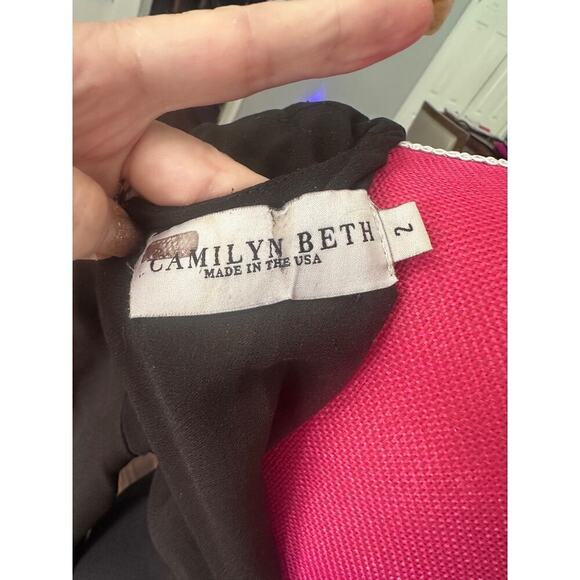 Anthropologie /Camilyn Beth Valerie Plunge Gown - Picture 7 of 10